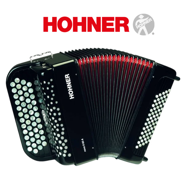 Accordéon chromatique Hohner Nova II 60 couleur noir