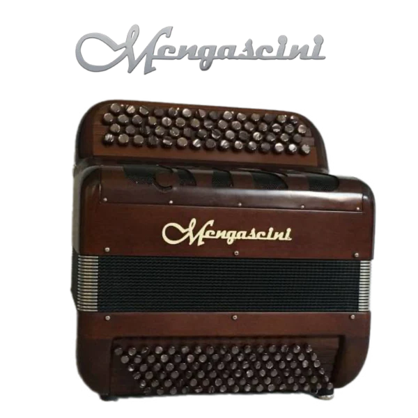 accordéon chromatique Mengascini en bois F10 compact