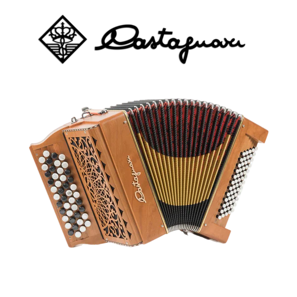 Accordéon diatonique Castagnari
Magica K2 en bois de cerisier