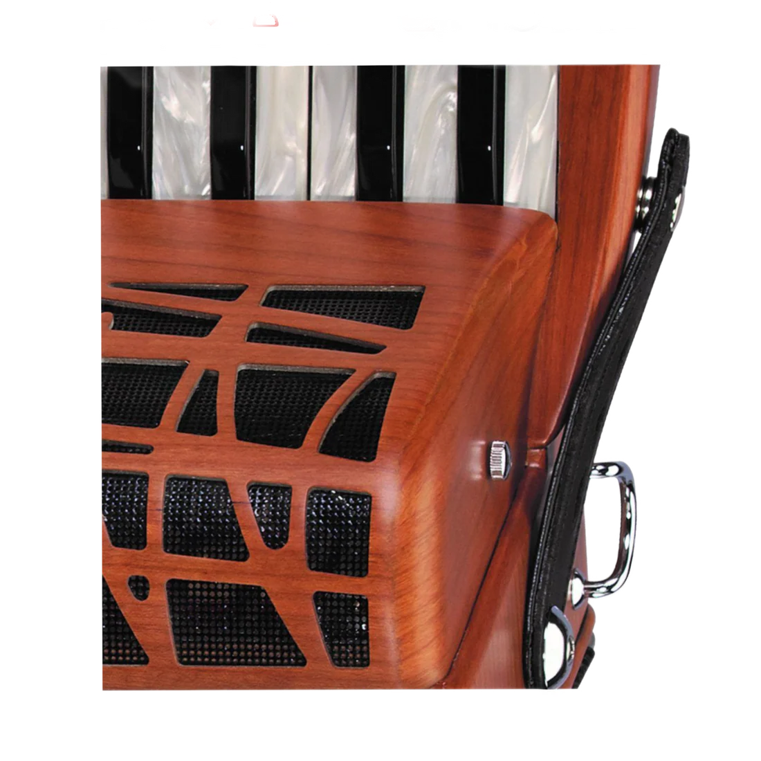 Accordéon Chromatique Pigini P30 Cherrywood Vue de Côté