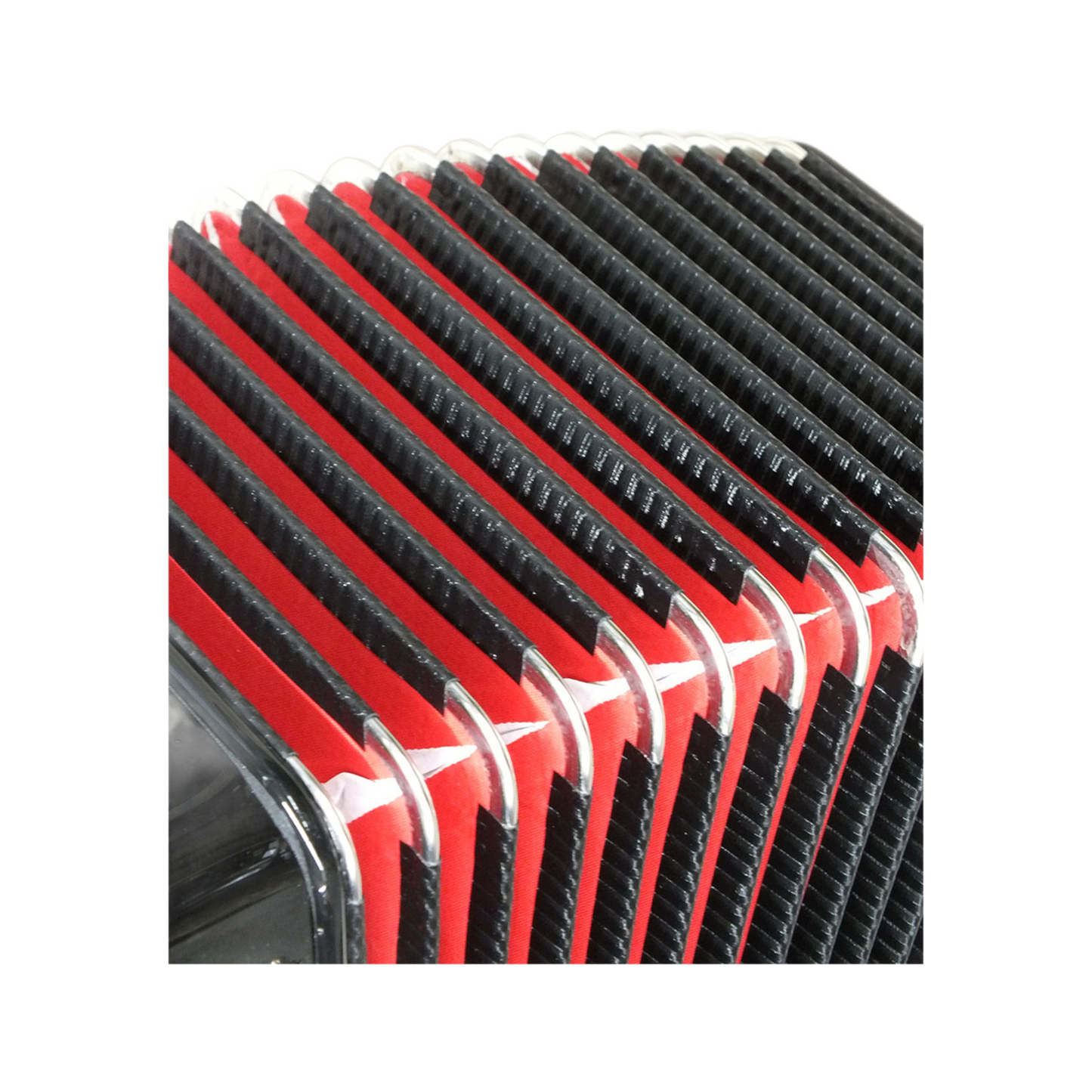 Accordéon Chromatique Pigini Primavera C175 Vue sur le Soufflet Ouvert