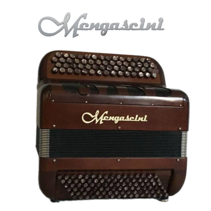 accordéon chromatique Mengascini en bois F10 compact