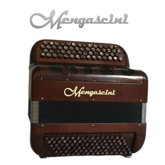 accordéon chromatique Mengascini en bois F10 compact
