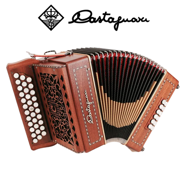 Accordéon castagnari Benny en bois de Paduk