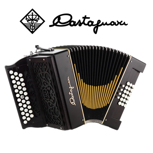 Accordéon diatonique Castagnari Handry 2000 18 en bois noir
