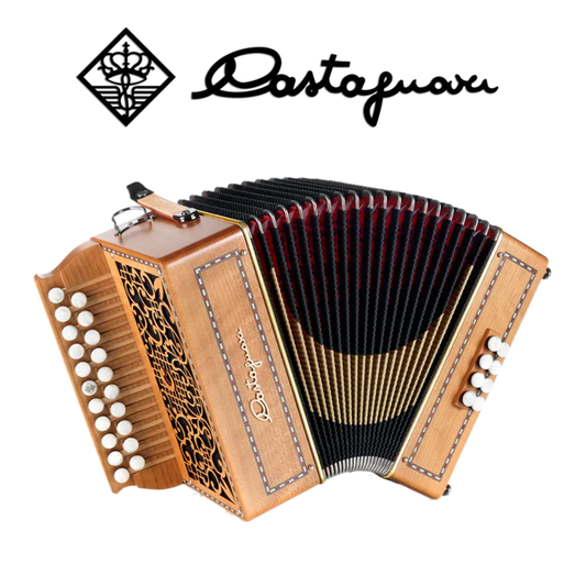 Accordéon diatonique Castagnari Laura en bois de cerisier