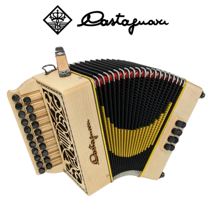 Accordéon castagnari Lilly en bois d'érable