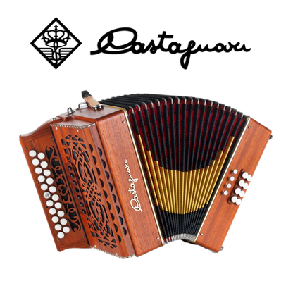 Accordéon diatonique Castagnari Wielly en bois de paduk 