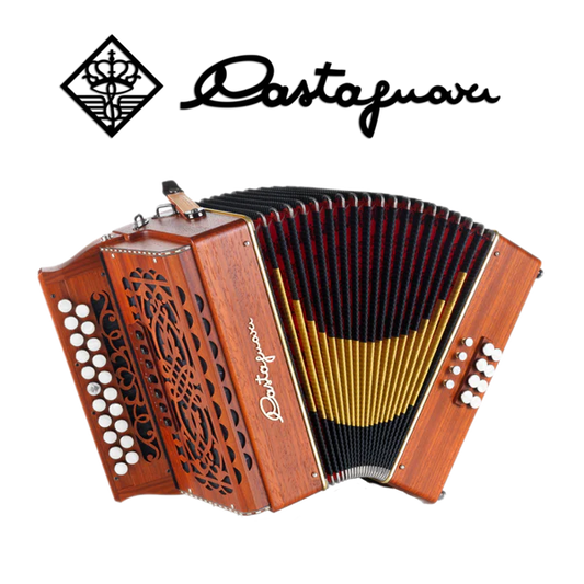 Accordéon diatonique Castagnari Wielly en bois de paduk 