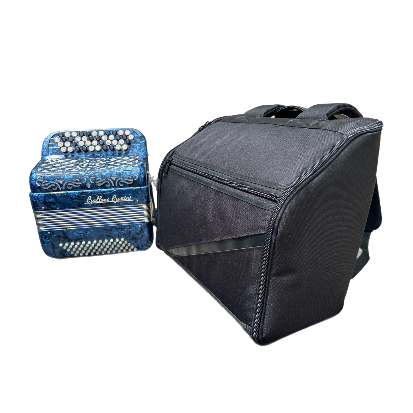 Gepolsterte Tasche für chromatisches Akkordeon 60 Bässe