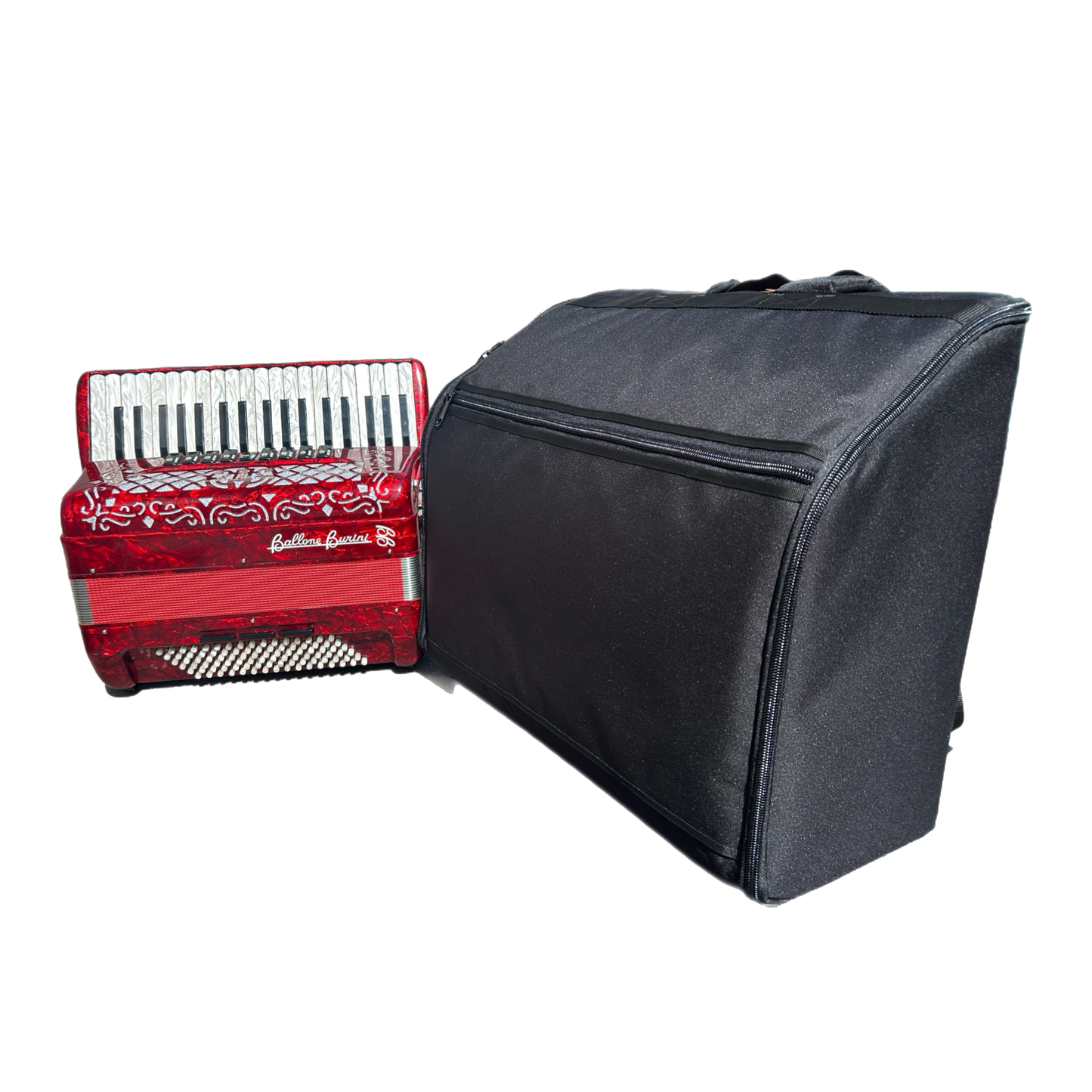 Akkordeonhülle PIANO 96 Bässe gepolstert