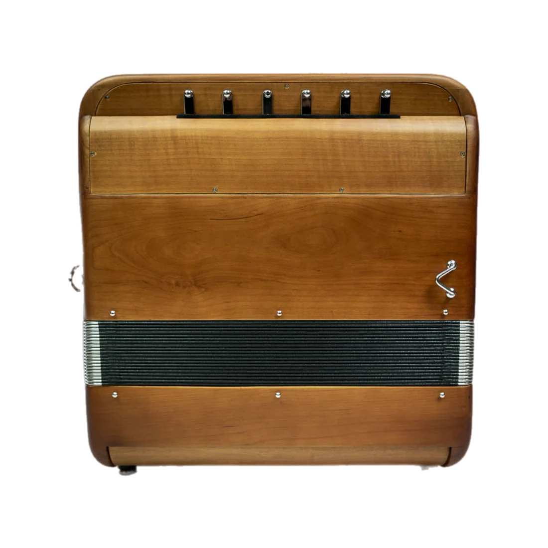 Accordéon Chromatique Ballone Burini Bird en Bois Vue de Dos