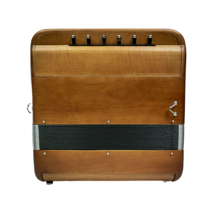 Accordéon Chromatique Ballone Burini Bird en Bois Vue de Dos